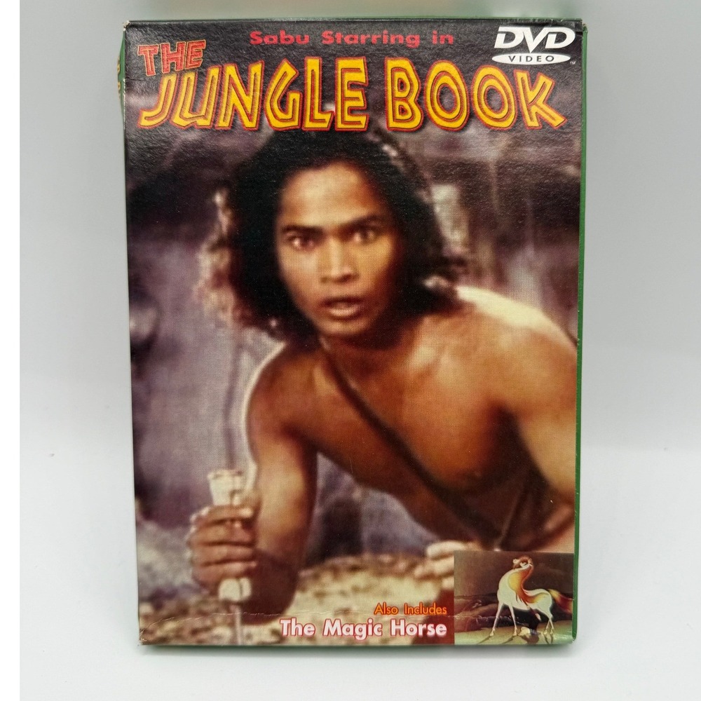 The Jungle Book Sabu Starring The Magic Horse DVD Gumby Cartoon 2 Full Movies